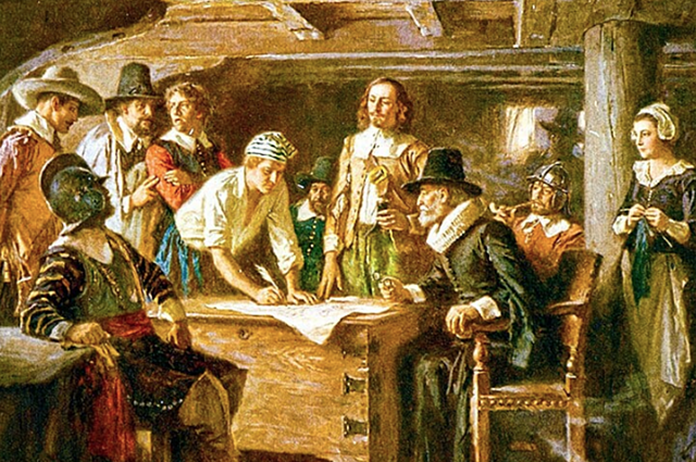 Signing of the Mayflower Compact