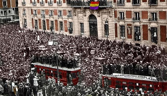 Proclamación de la II República.