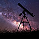 Space background telescope silhouette nasa image elements