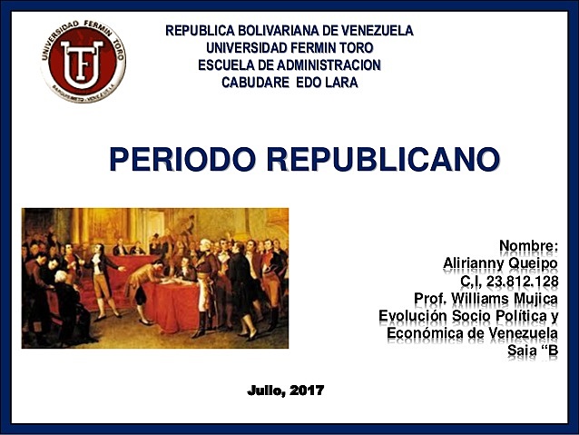 Nace el movimiento republicano en Colombia