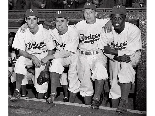 Debut with Brooklyn Dodgers