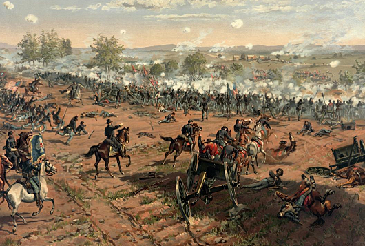 Battle at Gettysburg