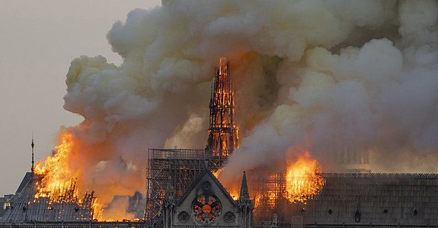 The Flames of Notre Dame