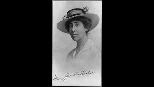 Year of first woman elected to Congress