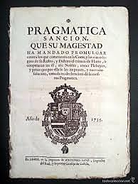 Firma de la Pragmàtica Sanció
