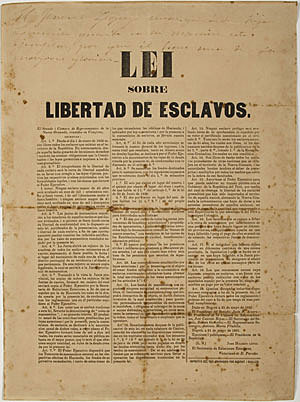 Libertad para los esclavos