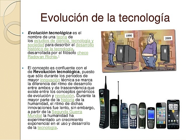COMO A HIDO EVOLUCIONANDO LA TECNOLOGIA