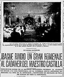 Pleitesía y homenaje de admiración y gratitud al Maestro Alberto Castilla