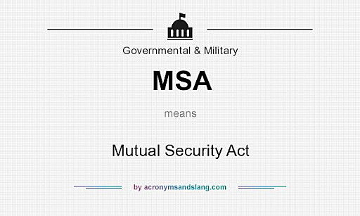 Mutual Security Act