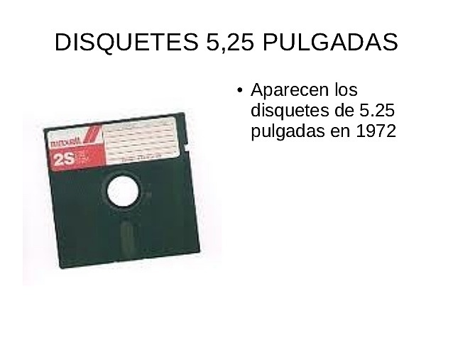 Aparecen los disquetes de 5.25 pulgadas.