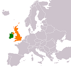 Ireland joins the United Kingdom