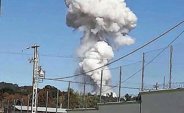 Explosión de pirotecnia en Jilotepec