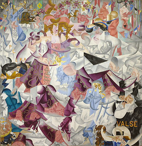 Gino Severini - Jeroglífico dinámico del Bal Tabarin