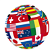 Flag globe