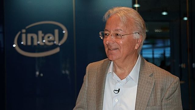 Federico Faggin con Intel