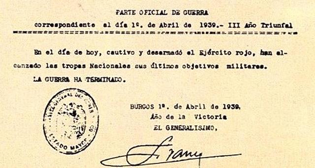 Fin de la Guerra Civil