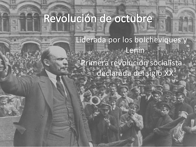 Revolución de octubre en 1917
