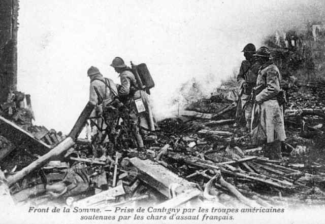 The US wins their first major battle