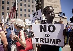 Protest against Trump