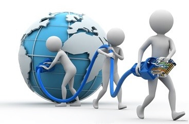 concepto de la red en 1965