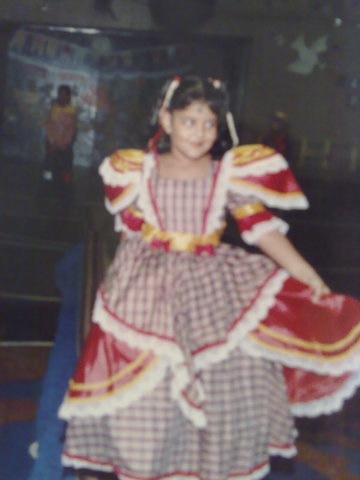 Vencedora do concurso "Rainha do Milho", CIC