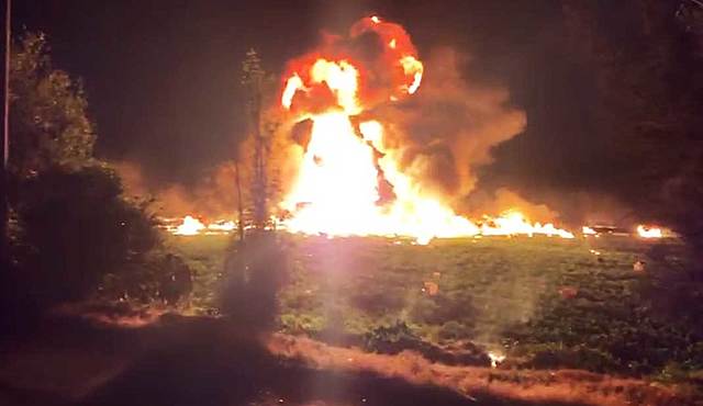 Robo de combustible en Hidalgo. Tlahuelilpan.