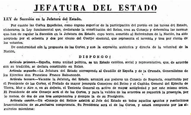 Ley de Sucesión Española