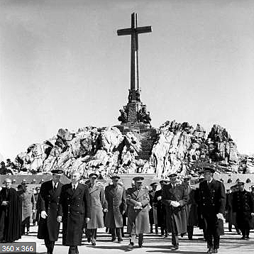 Inauguración del Valle de los Caídos