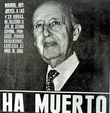 La muerte de Franco