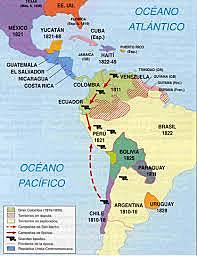 LA EMANCIPACIÓN DE LAS COLONIAS AMERICANAS.