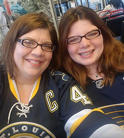 Going to the blues game