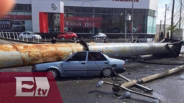 Cae espectacular en Metepec, Edomex