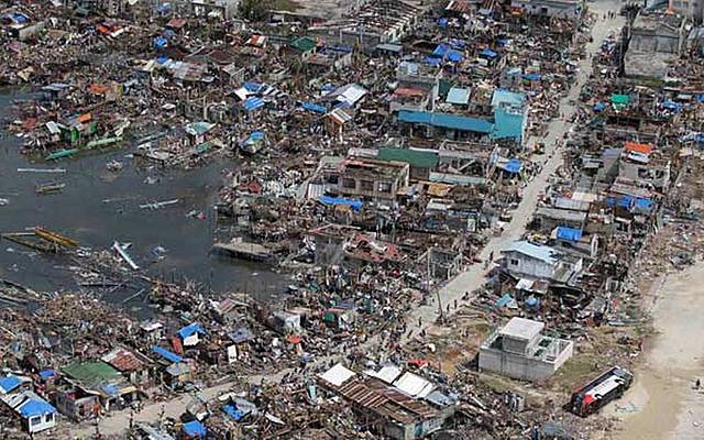 Tifón Haiyán en Filipinas