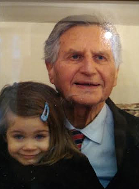 When my Grandfather got pneumonia.