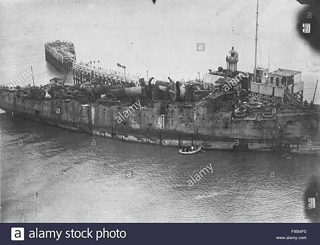 Battle of Zeebrugge ends.