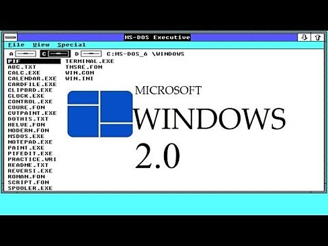 lanzamiento de Windows 2.0