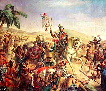 Cortes Conquers Aztecs