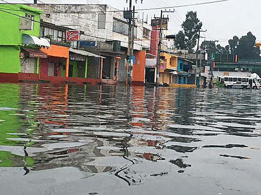 Inundación en San Mateo Atenco