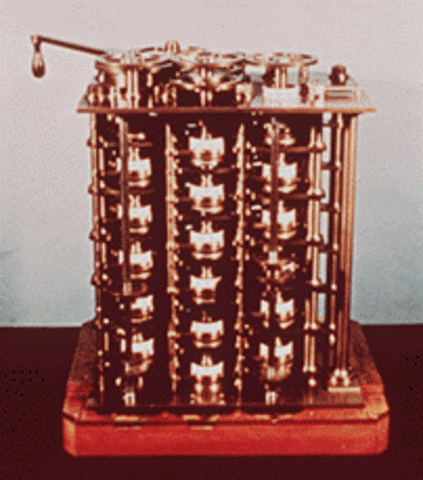 Difference engine constructed