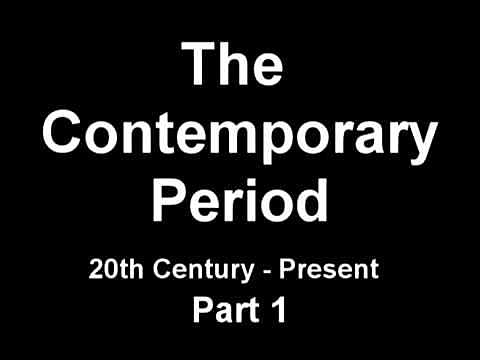 XI CONTEMPORARY PERIOD ( Present)
