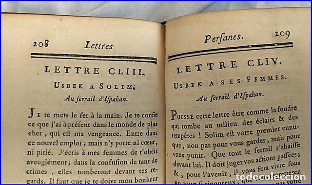 CARTAS PERSAS "Montesquieu"