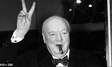Winston churchill, leader of England