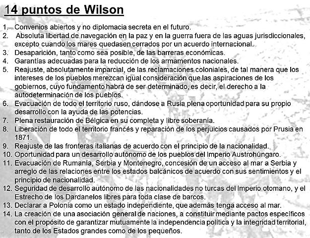 14 PUNTOS DE WILSON