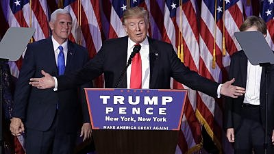 Trump elected president