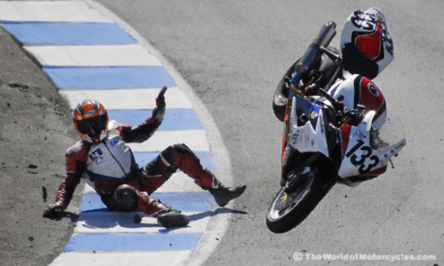 found out the definition of a wipe out bike the hard way