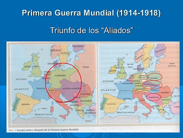 Los cambios territoriales