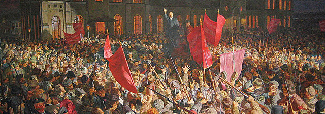 Disolución de la Asamblea Constituyente por los bolcheviques