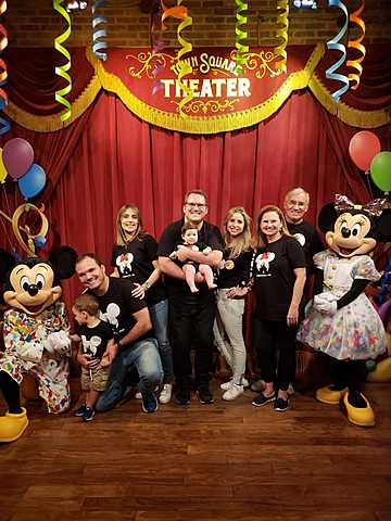 Disney com a família