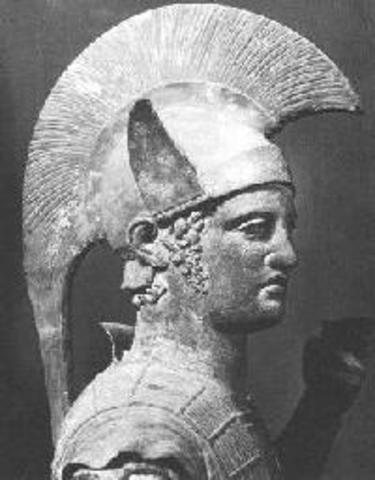 Ares fights with the Trojans