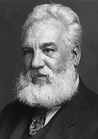 Alexander Graham Bell Receiving Patent for Telephone